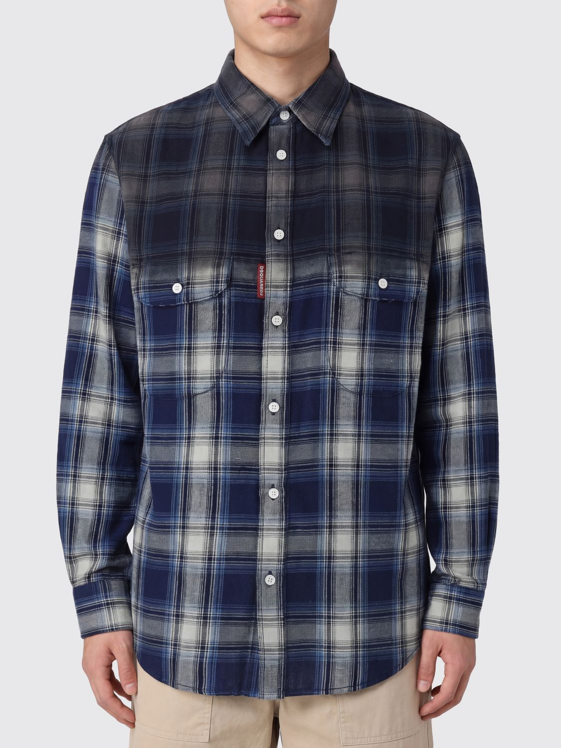[Dsquared2] Shirts Long Sleeve SS26 S74DM0993D352060 01