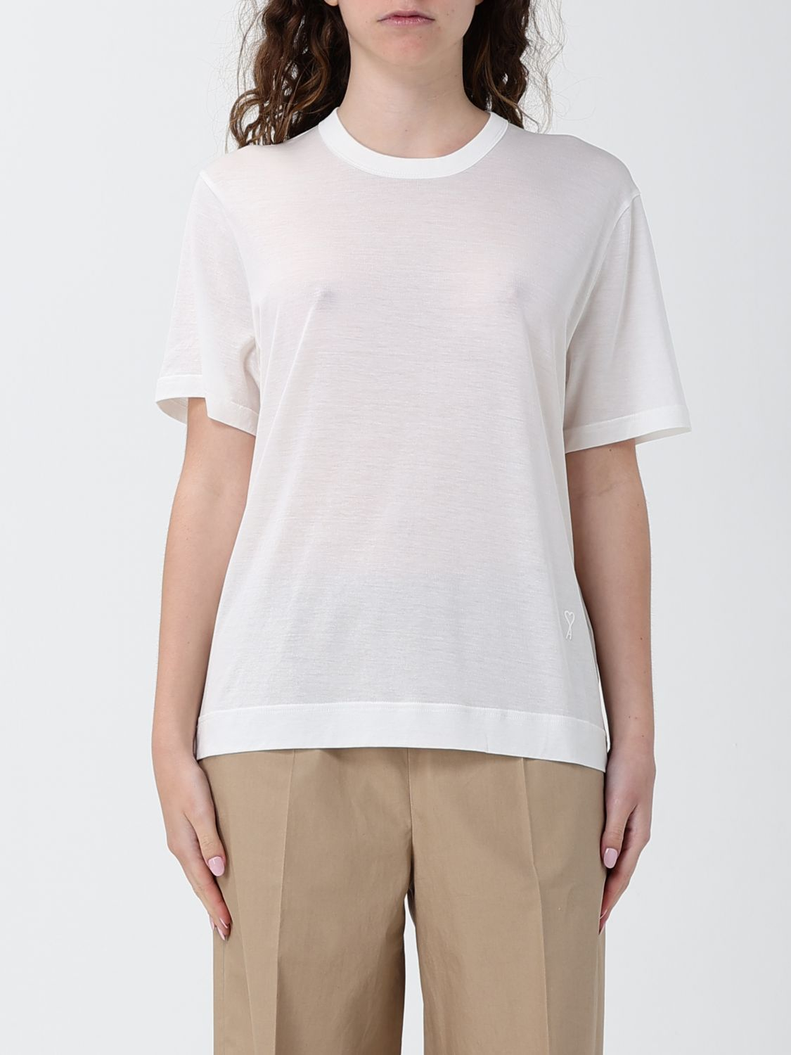 [Ami Paris] T-shirts Short Sleeve SS26 FTS373JE0211 136