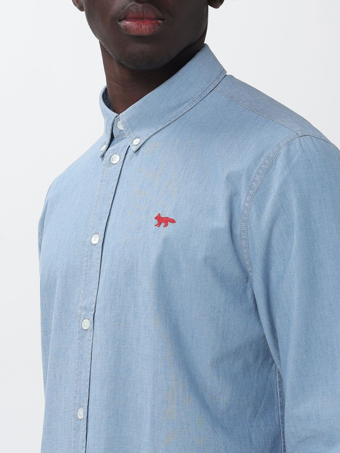 [MAISON KITSUNE] Shirts Long Sleeve SS26 QM00426WC5006 0434