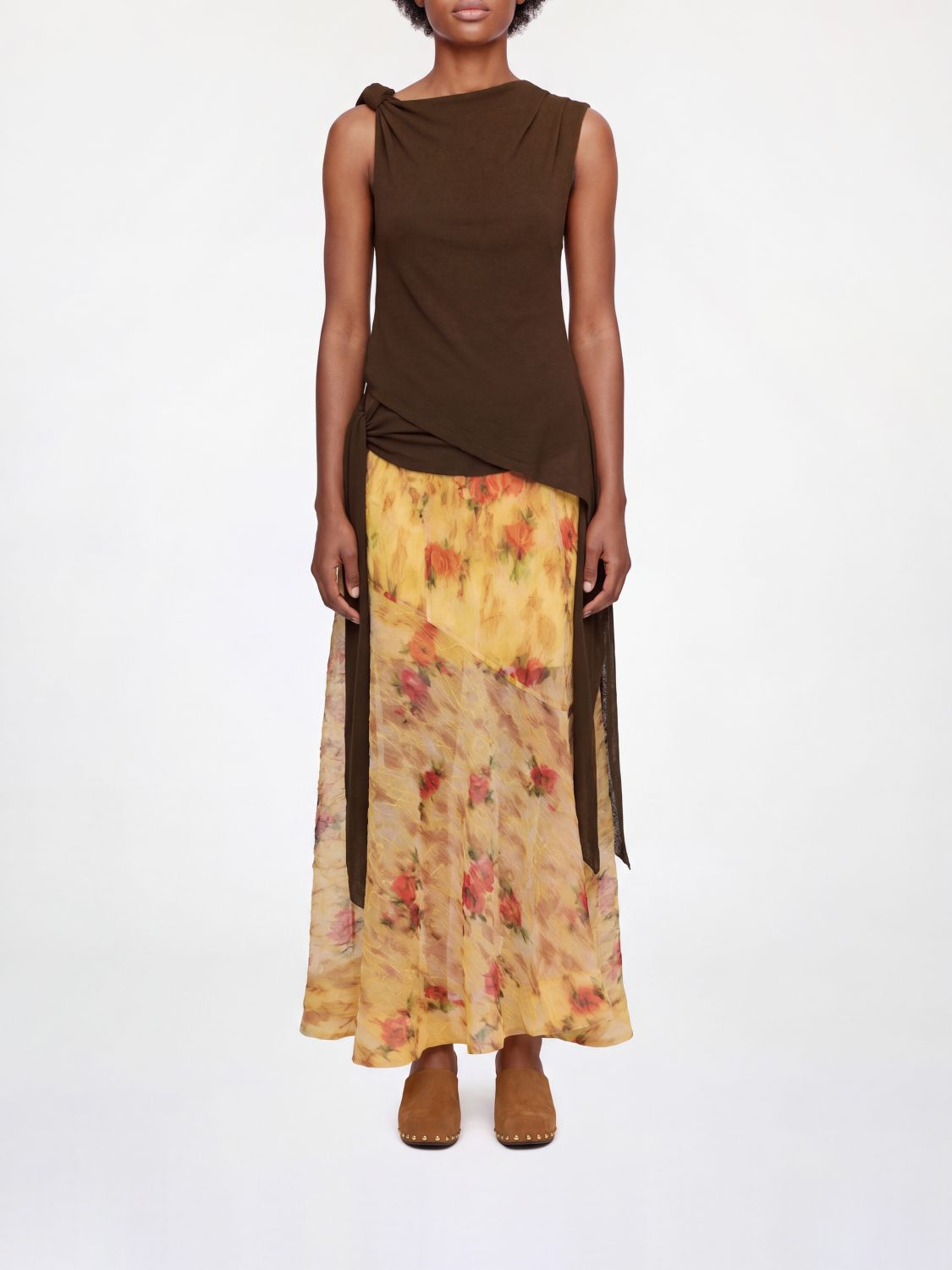 [GANNI] Tank top SS26 A1040289 ZWX