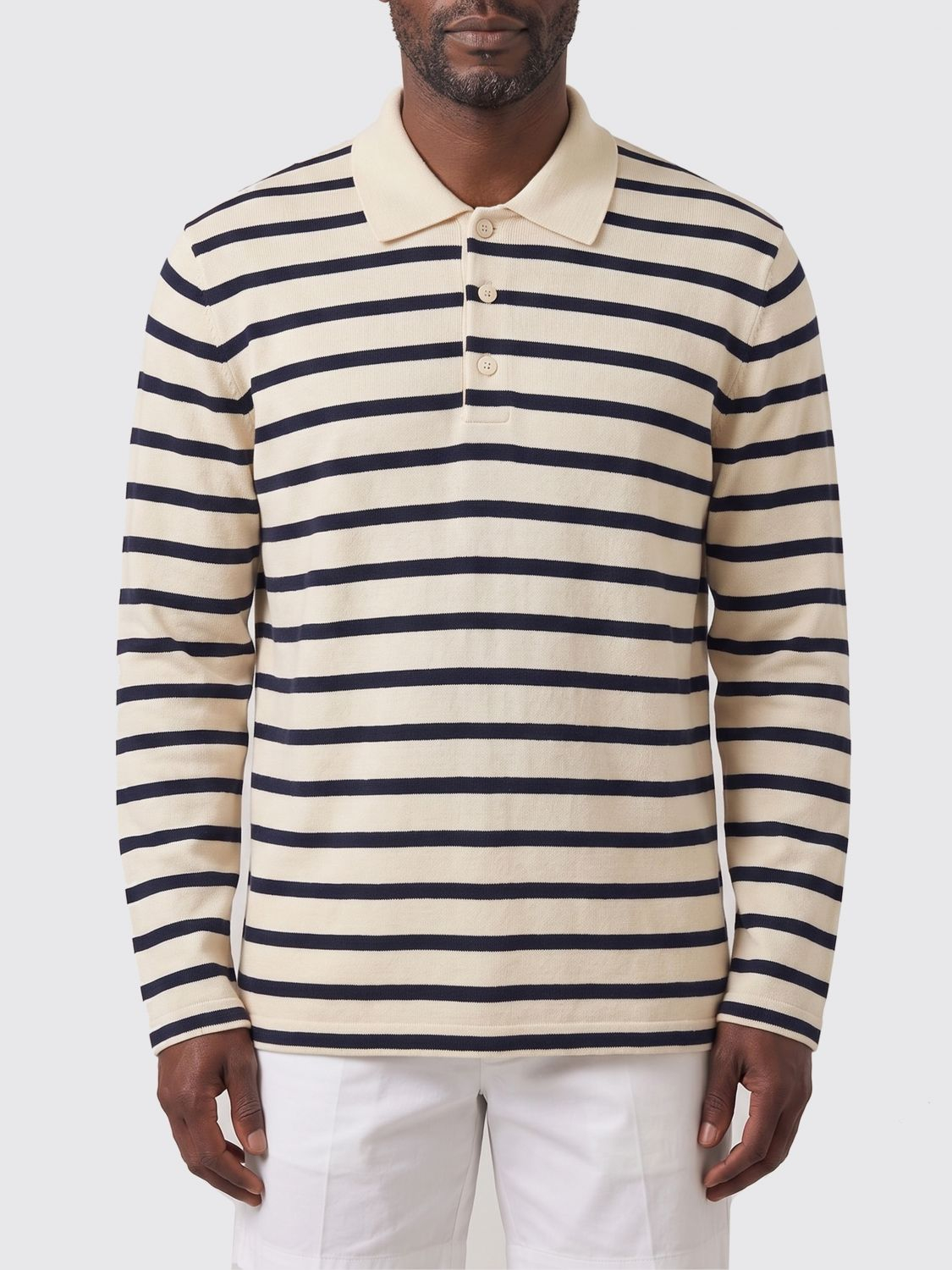 [Junya Watanabe] T-shirts Long Sleeve SS26 WQT007051 NTRLNAVY