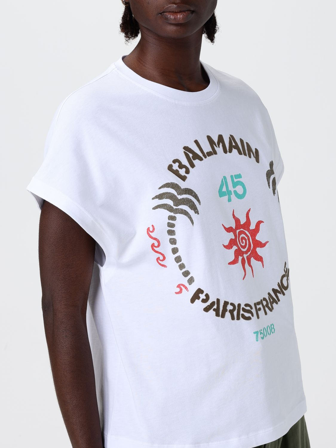 [Balmain] T-shirts Short Sleeve SS26 GF0EG064BD56 GSR