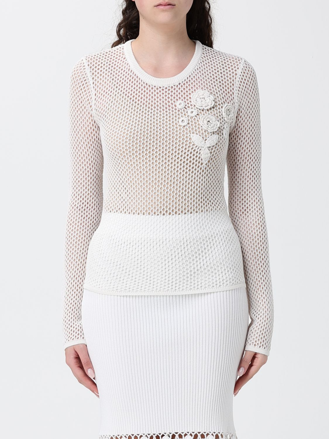 [GANNI] T-shirts Long Sleeve SS26 A1070231 135