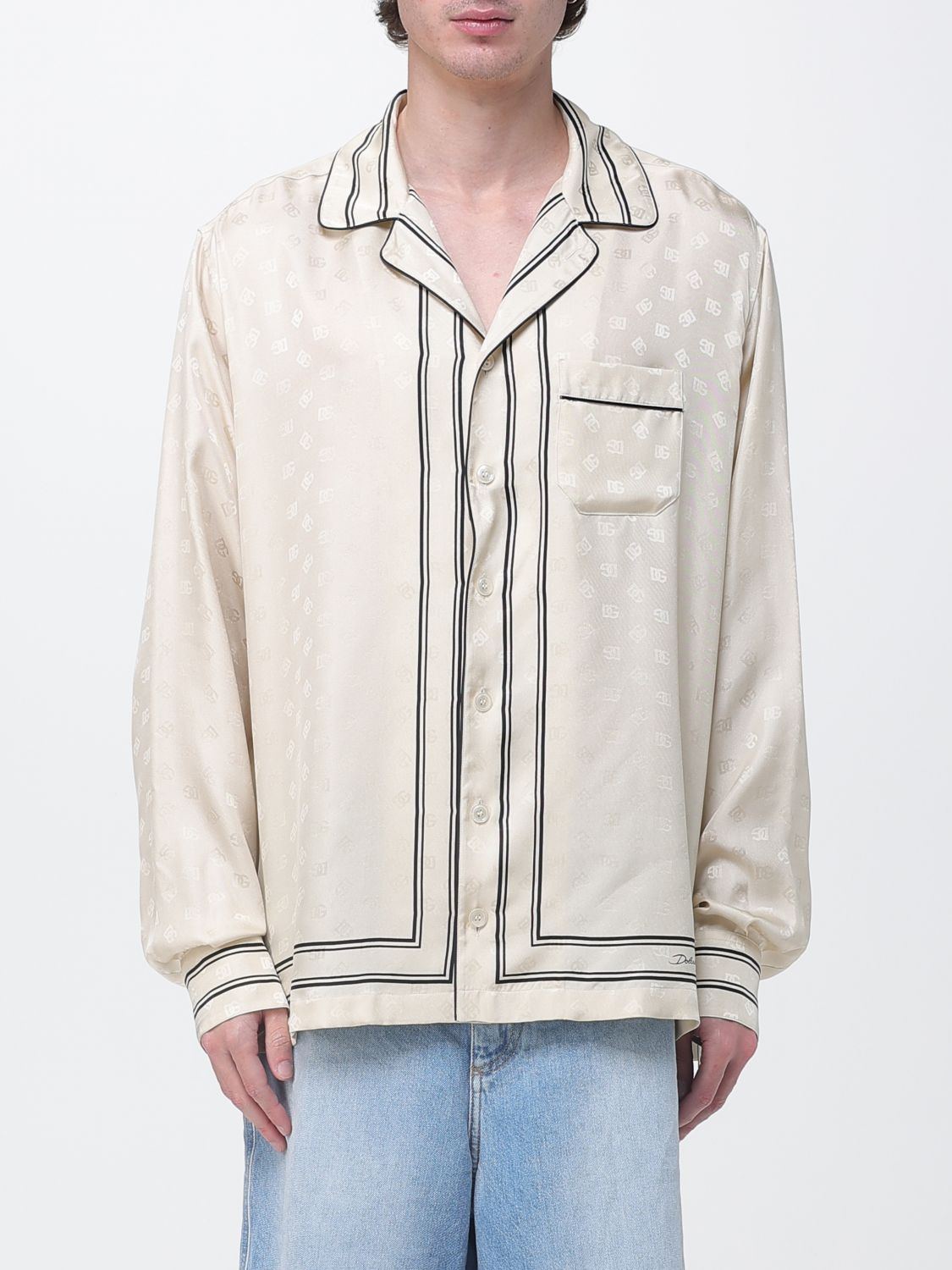 [Dolce & Gabbana] Shirts Long Sleeve SS26 G5IF1THI11S HA5WH