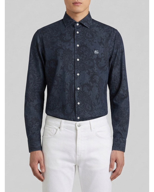 [Etro] Shirts Long Sleeve SS26 MRIB000299SA5S6 X0883
