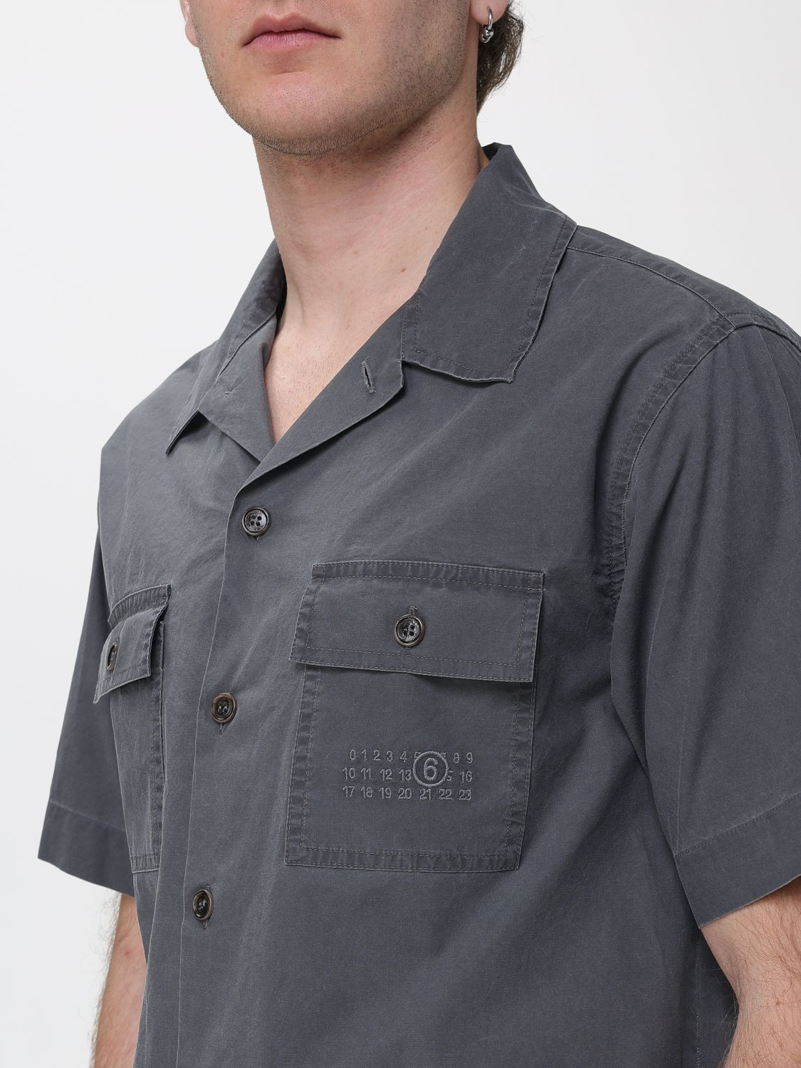 [MM6 Maison Margiela] Shirts Short Sleeve SS26 SH0DR0008M35741 855