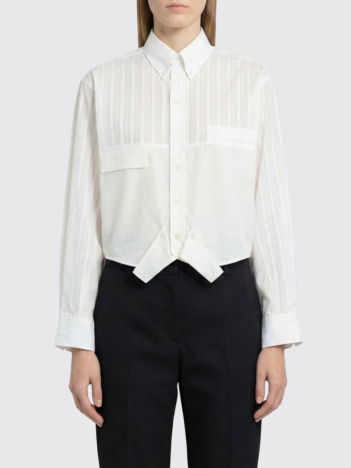[MM6 Maison Margiela] Shirts Long Sleeve SS26 S52DT0058MTN128 961