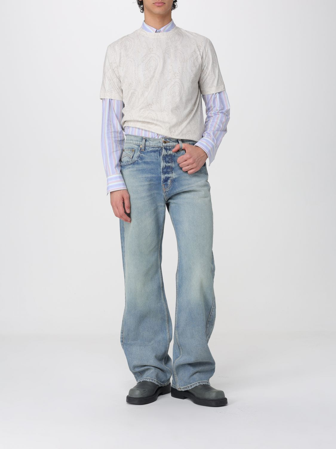 [Etro] T-shirts Short Sleeve SS26 MRMA0002AKG31 M0096