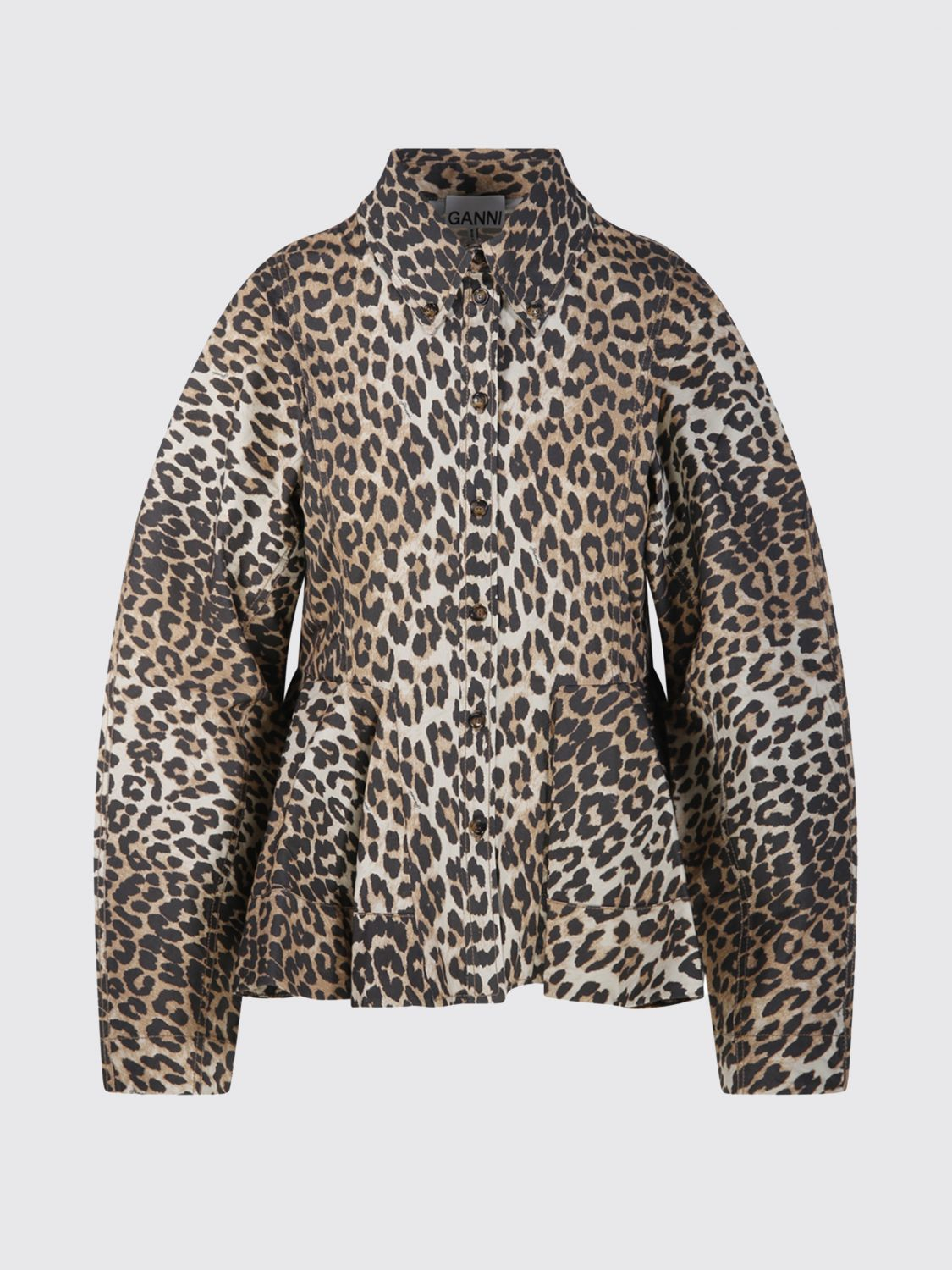 [GANNI] Shirts Long Sleeve SS26 A1040058 859