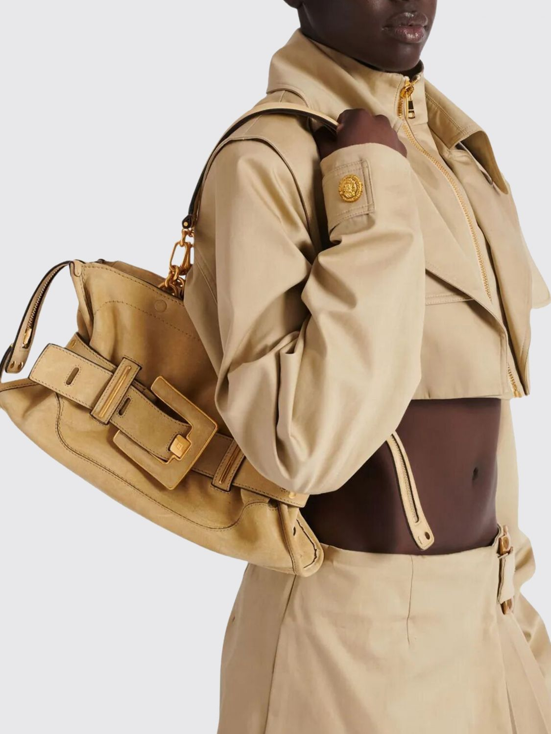 [Balmain] Shoulder bag SS26 GN1DB035LCAO 8BW