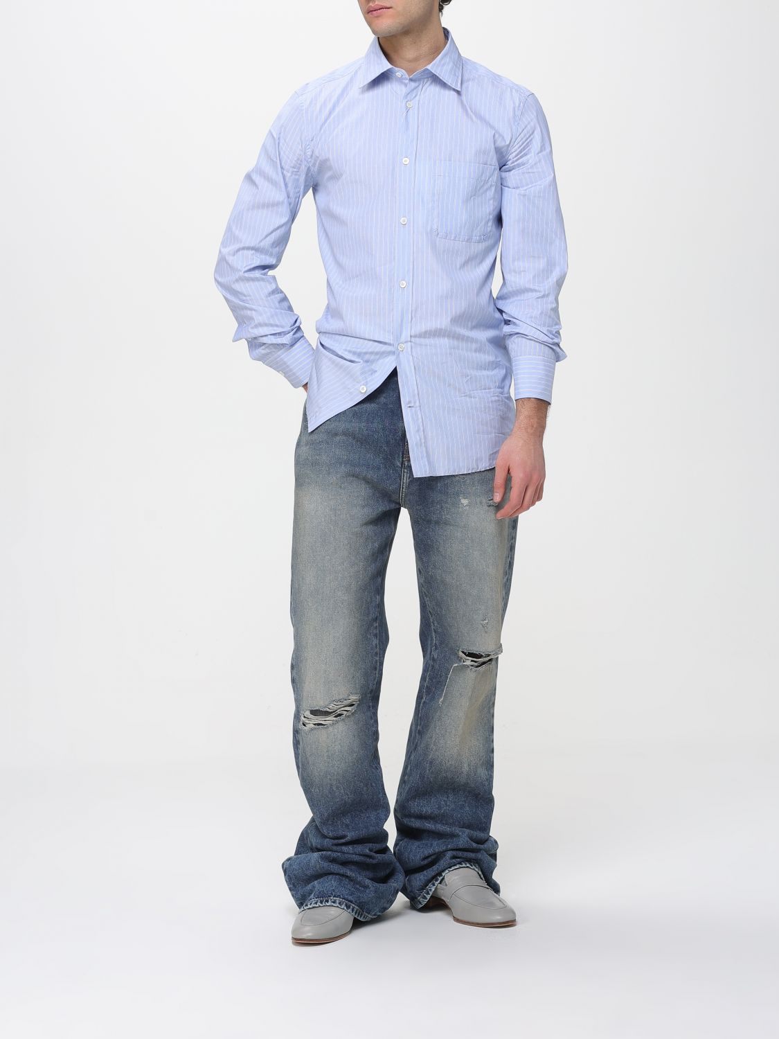 [Maison Margiela] Shirts Long Sleeve SS26 S50DT0073M35722 001F