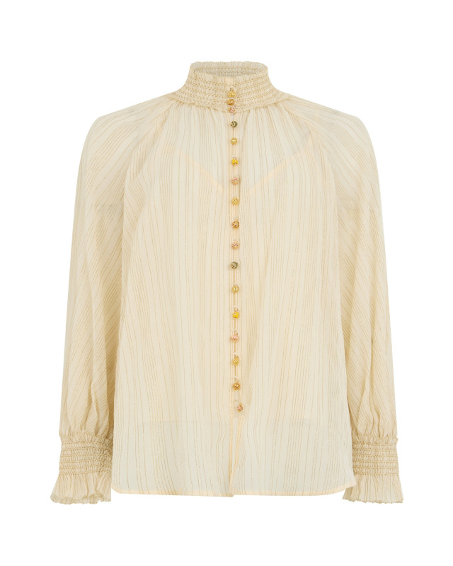 [Zimmermann] Blouse FW26 9074TSS261_CRM