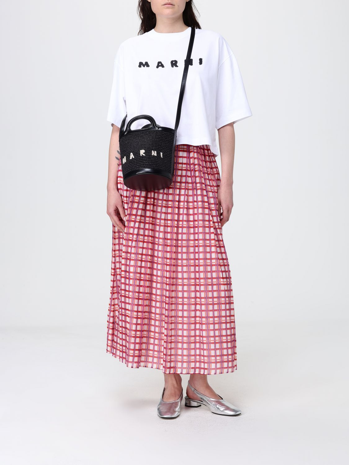 [Marni] T-shirts Short Sleeve SS26 THJE0333P5USCX42 SLW01