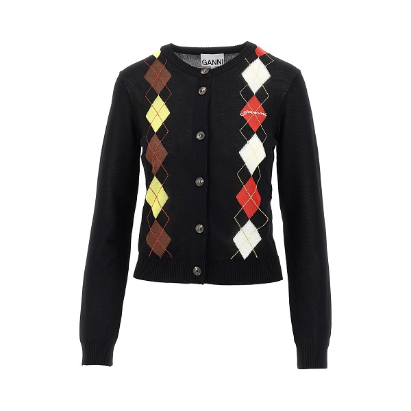 [GANNI] Cardigan FW26 A1160009.099-099