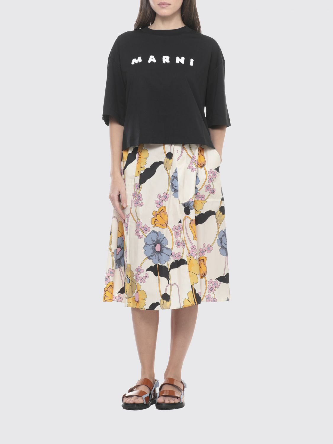 [Marni] T-shirts Short Sleeve SS26 THJE0333P5USCX42 SLN99