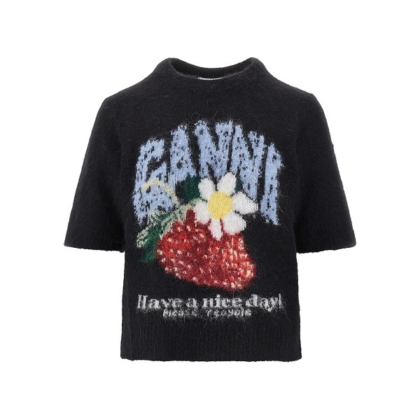 [GANNI] T-shirts FW26 A1050226.099-099