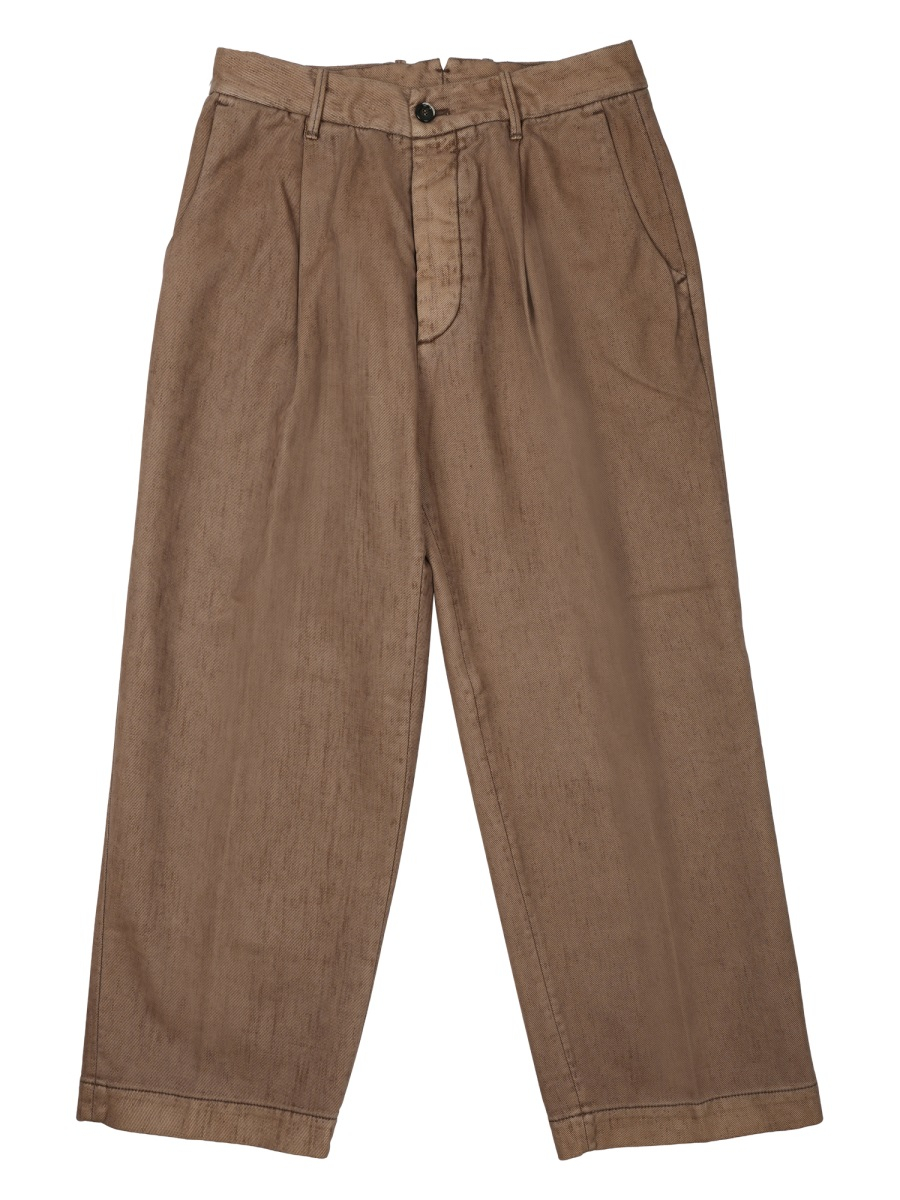 [NINE:INTHE:MORNING] Trousers FW25 PHL06_U13TORTOT