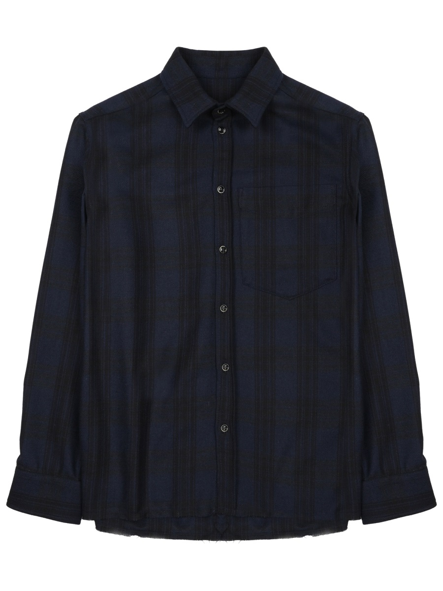 [NINE:INTHE:MORNING] Shirts Long Sleeve FW25 GSE06_V09BLUNA