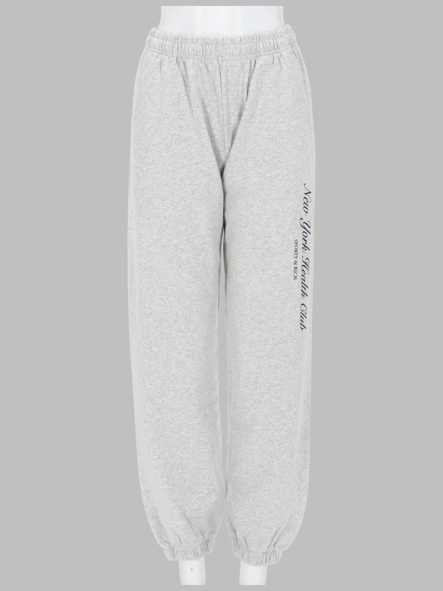 [SPORTY&RICH] Trousers FW25 PA03666043GY03_HEATHERGRAY