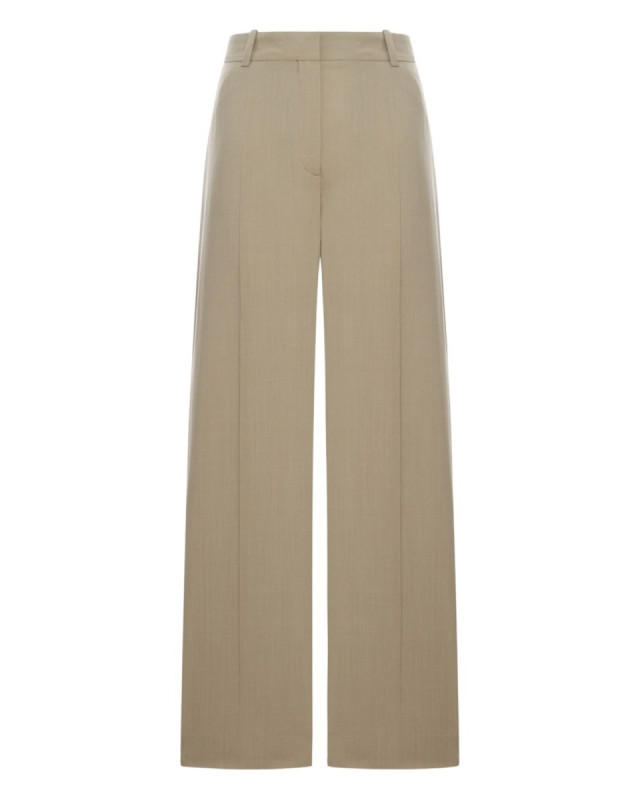 [TOTEME] Pants FW25 254WRB0303FB0475_TAUPE079