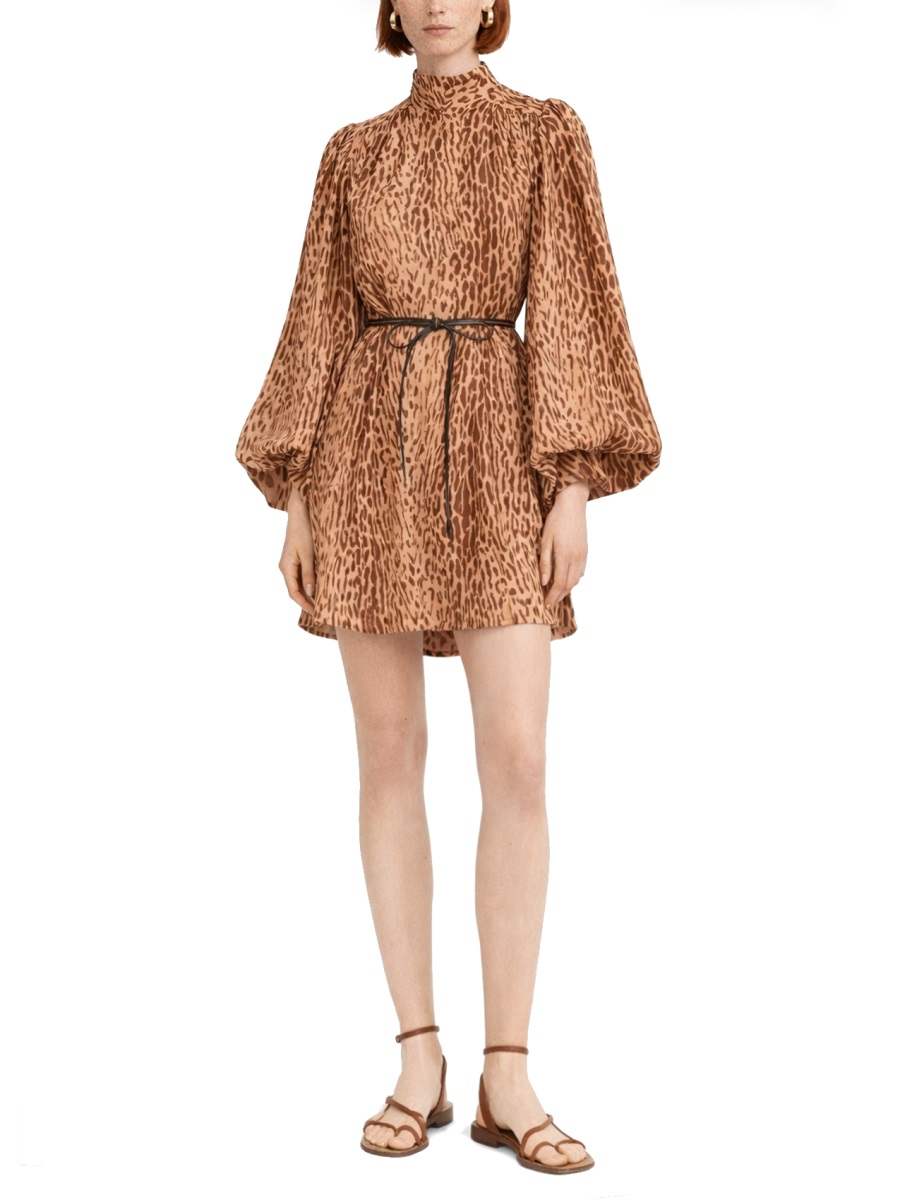 [Zimmermann] Long sleeve dress FW25 4593DSS255_TNLP