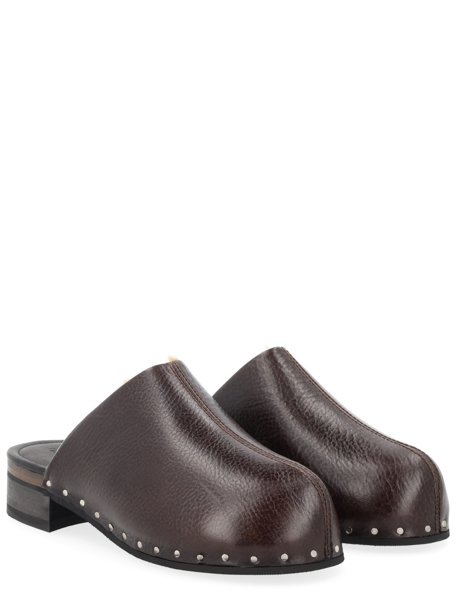 [Our Legacy] Mules FW25 A4257NDA_DEEPAMERICANOLEATHER