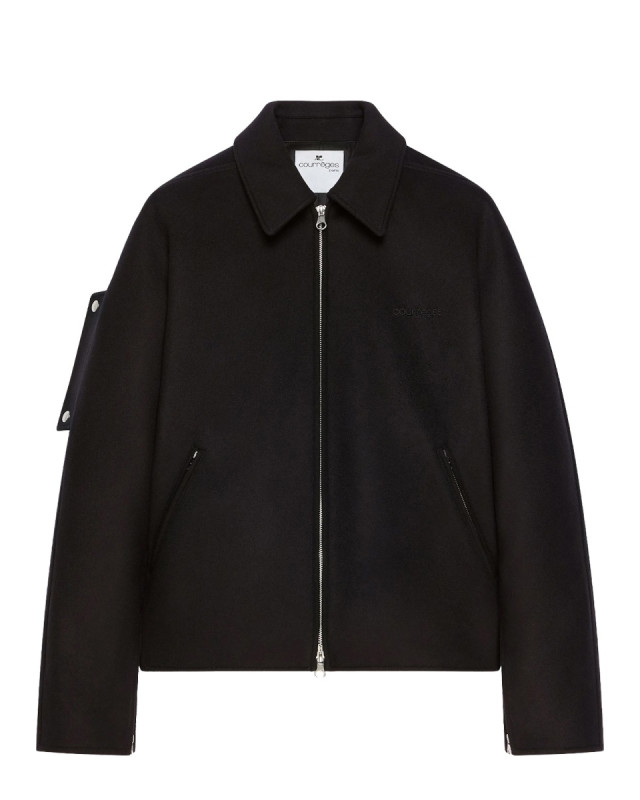 [Courreges] Bomber jacket FW25 325CBL308W_O01189999