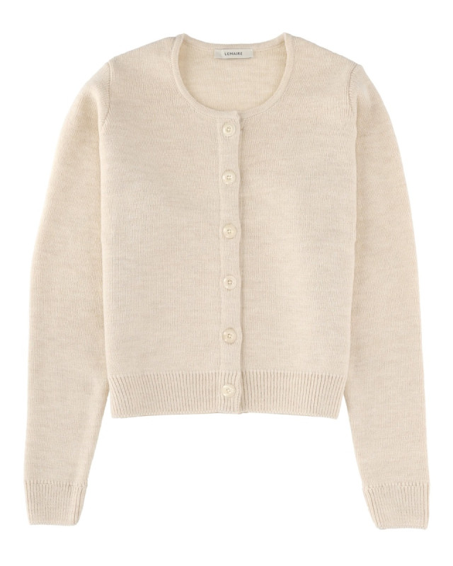 [LEMAIRE] Cardigan FW25 TO1411_LK1028WH048