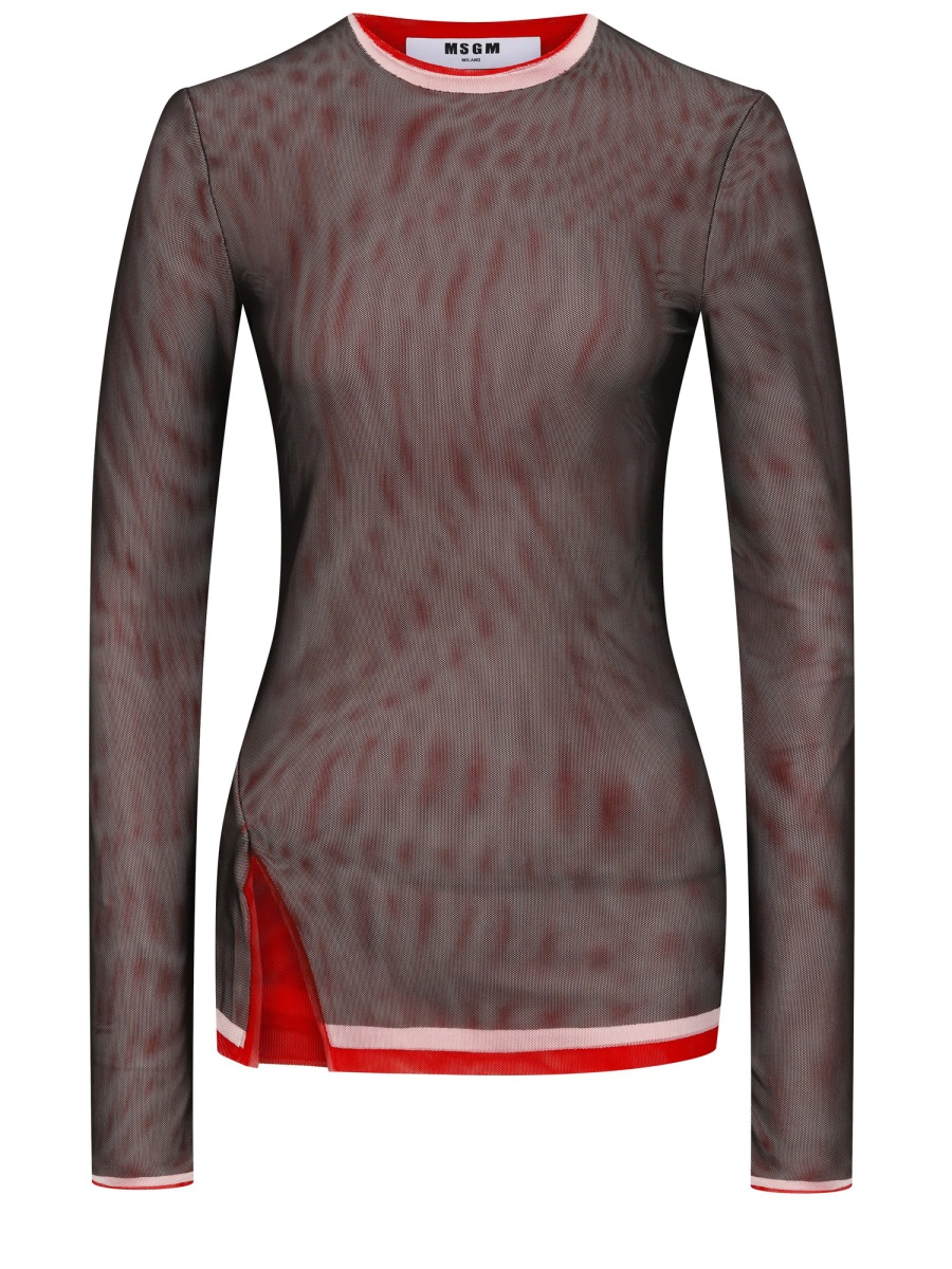 [MSGM] T-shirts Long Sleeve FW25 3942MDM08_25782099A