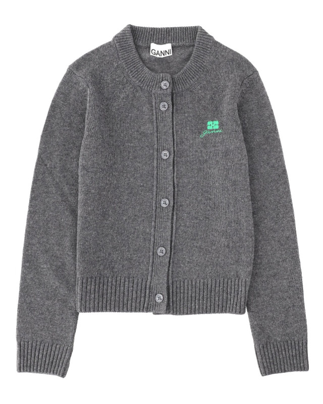 [GANNI] Cardigan FW25 K2592_220