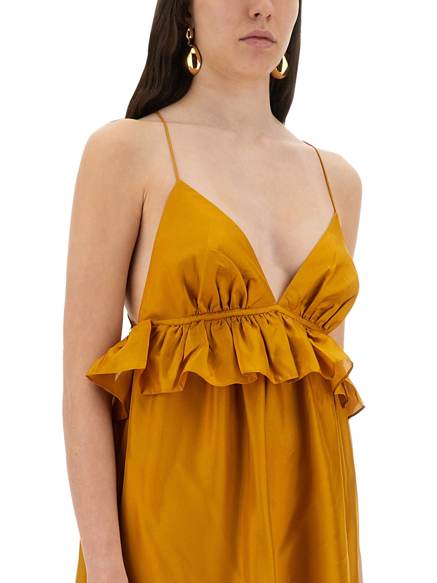 [Zimmermann] Sleeveless dress FW25 4522DSS251_GLD