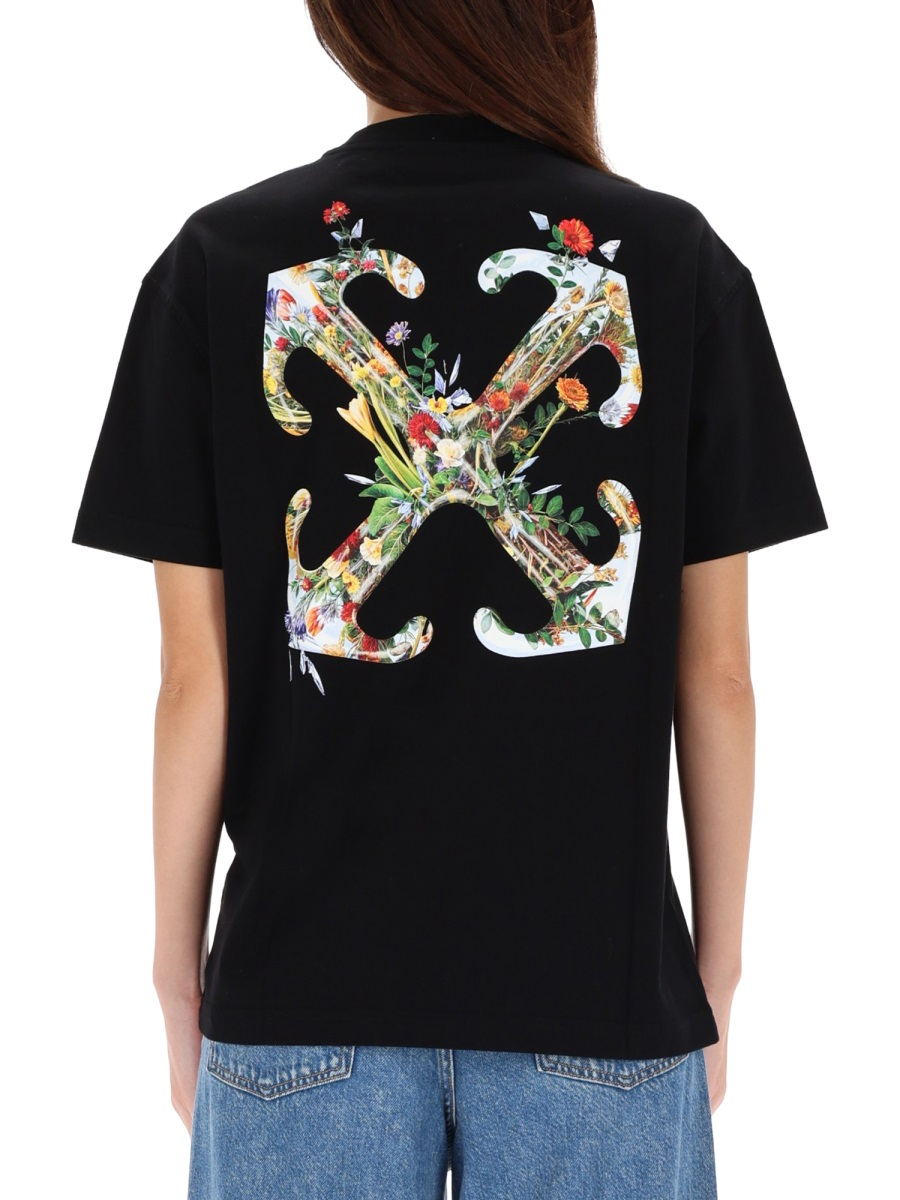 [Off-White] T-shirts Short Sleeve FW25 OWAA089_F25JER0011001