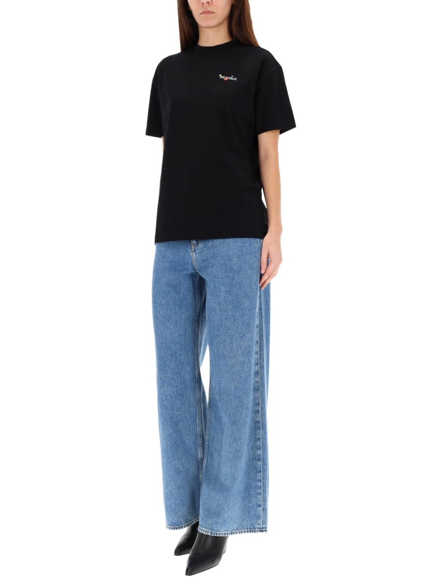 [Off-White] T-shirts Short Sleeve FW25 OWAA089_F25JER0011001