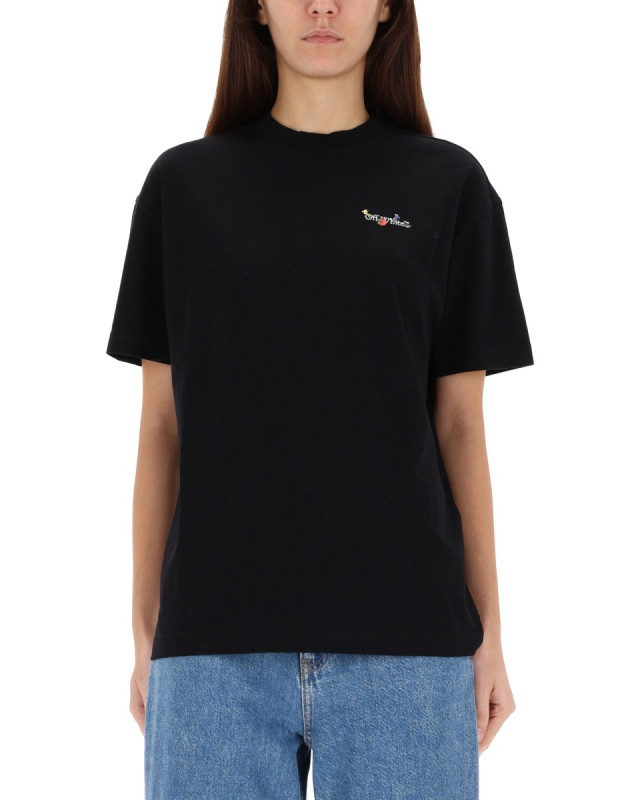 [Off-White] T-shirts Short Sleeve FW25 OWAA089_F25JER0011001