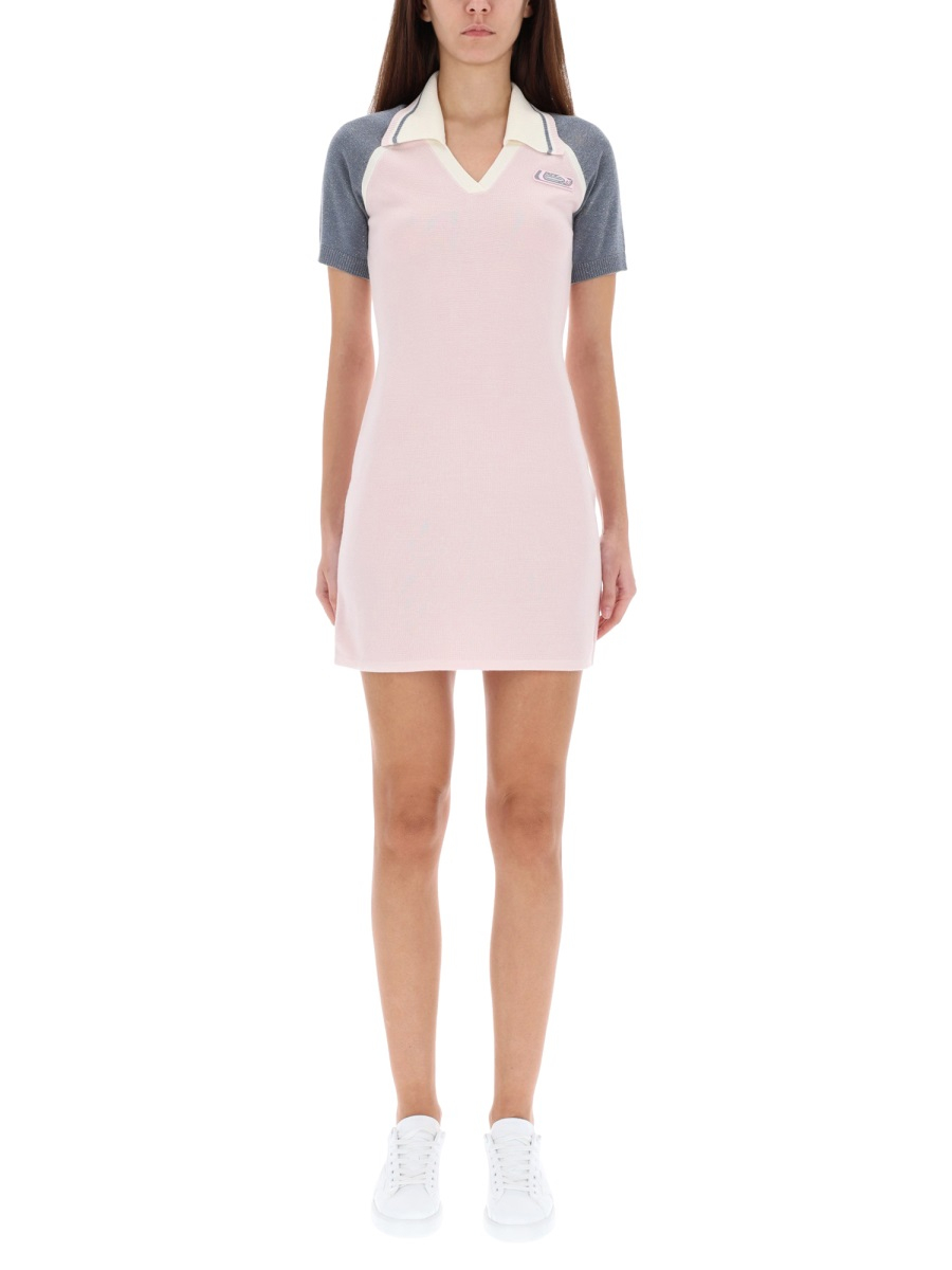 [Casablanca] Short sleeve dress FW25 W-AW25-KW-1129_01SILVER