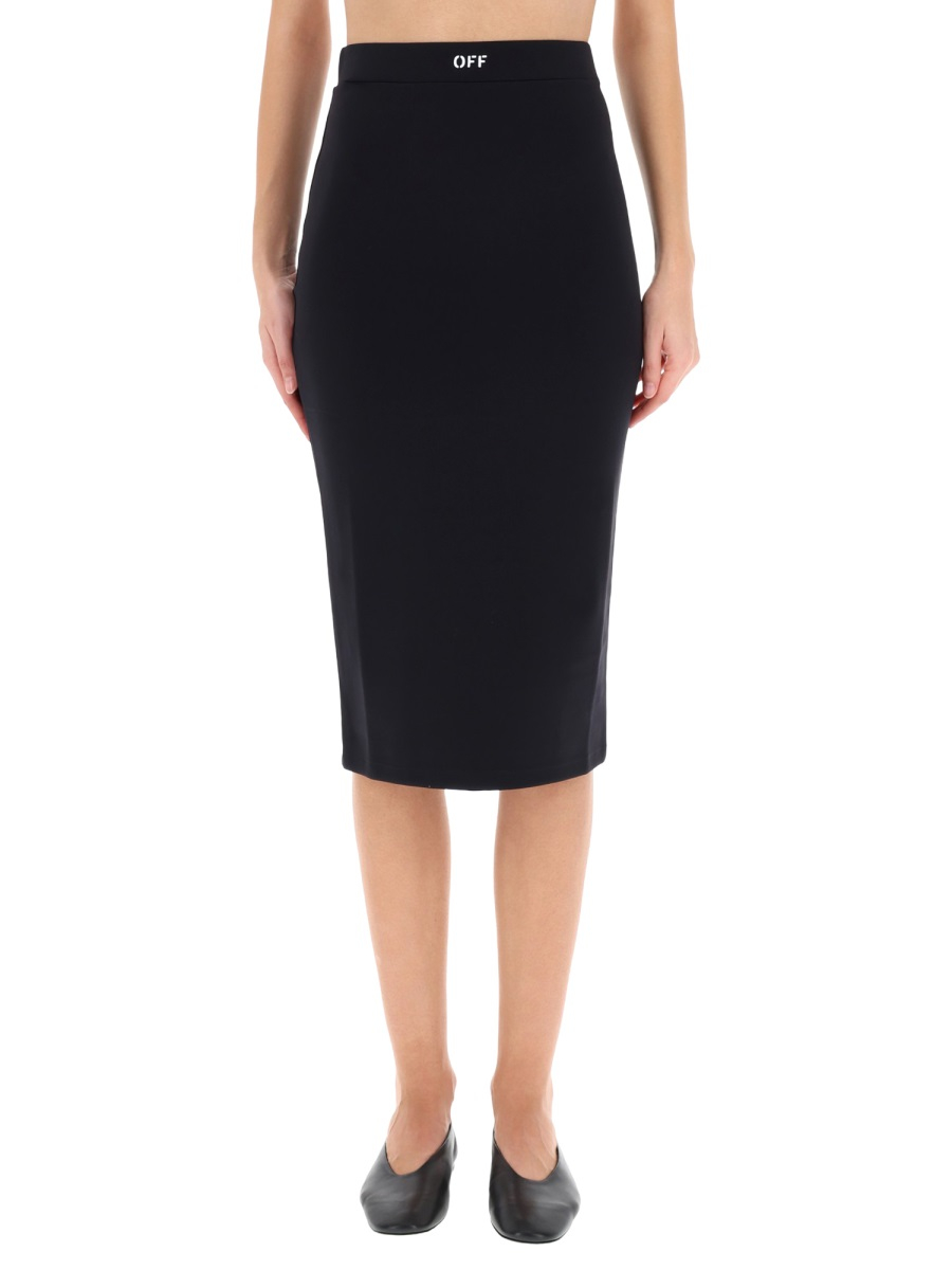 [Off-White] Midi skirt FW25 OWCW00P_F25JER0011001