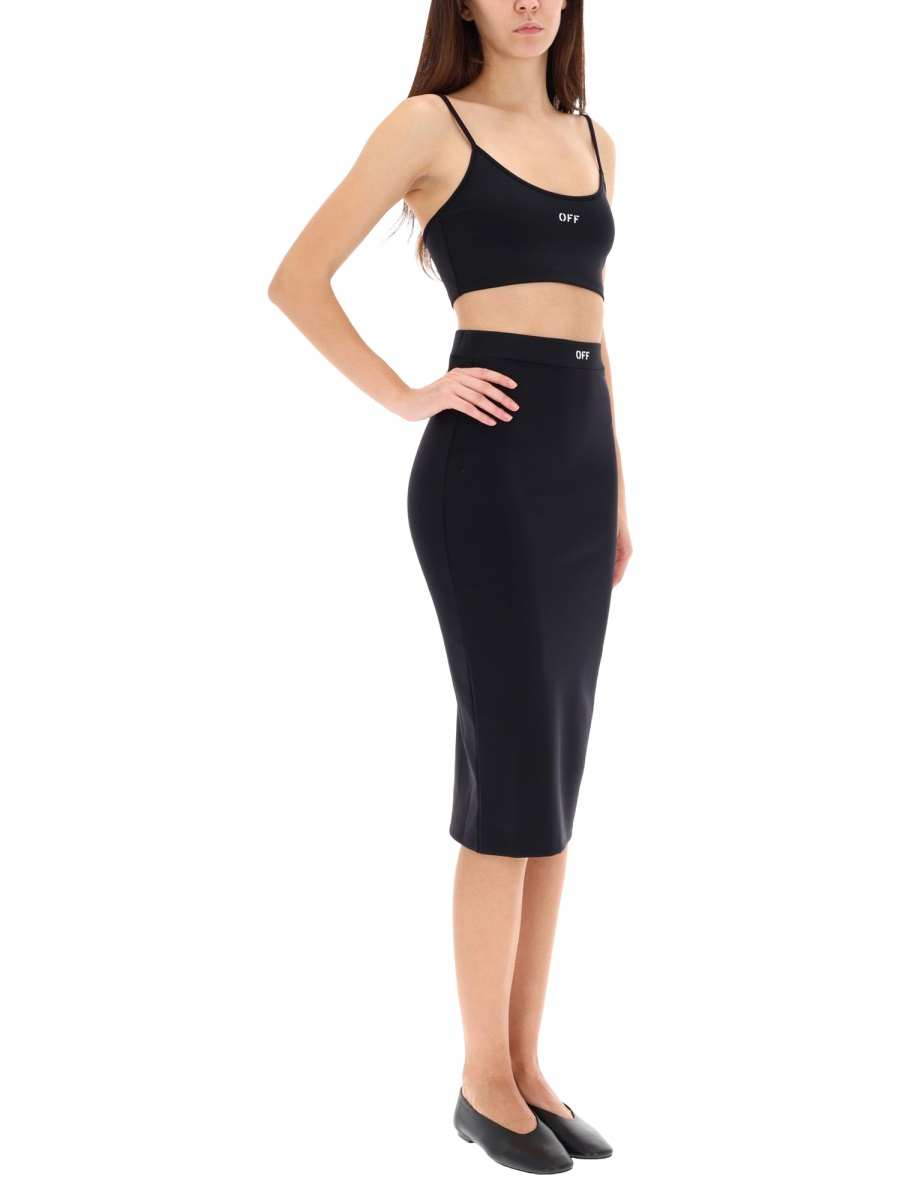 [Off-White] Midi skirt FW25 OWCW00P_F25JER0011001