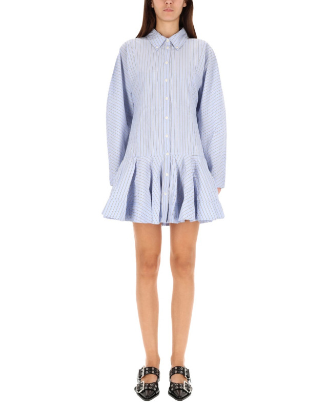 [GANNI] Long sleeve dress FW25 W1101_01M