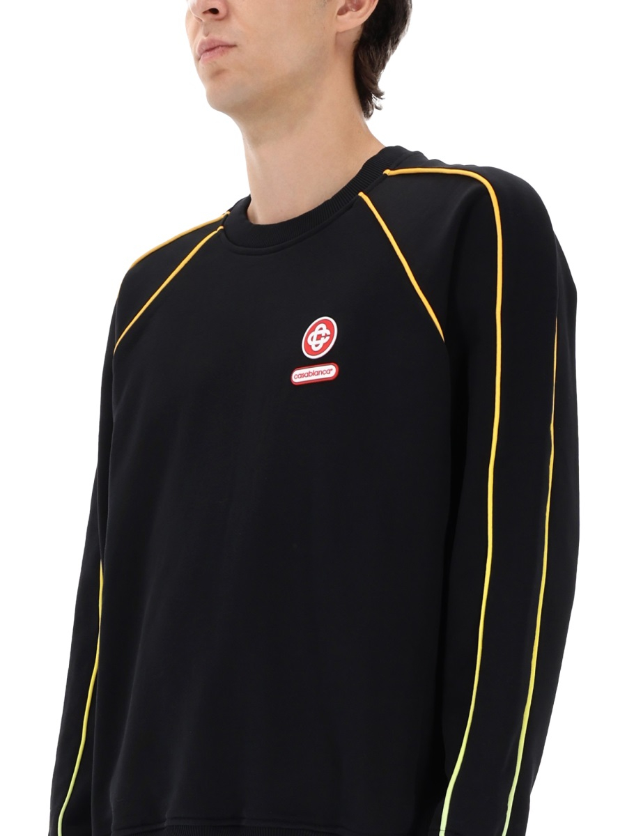 [Casablanca] Sweatshirt FW25 M-AW25-JTP-437_01BLACK