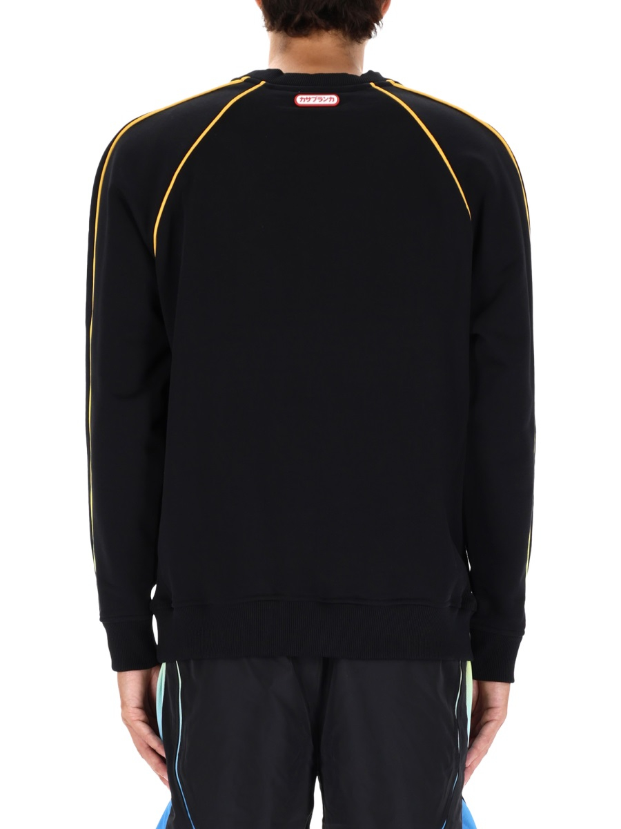 [Casablanca] Sweatshirt FW25 M-AW25-JTP-437_01BLACK