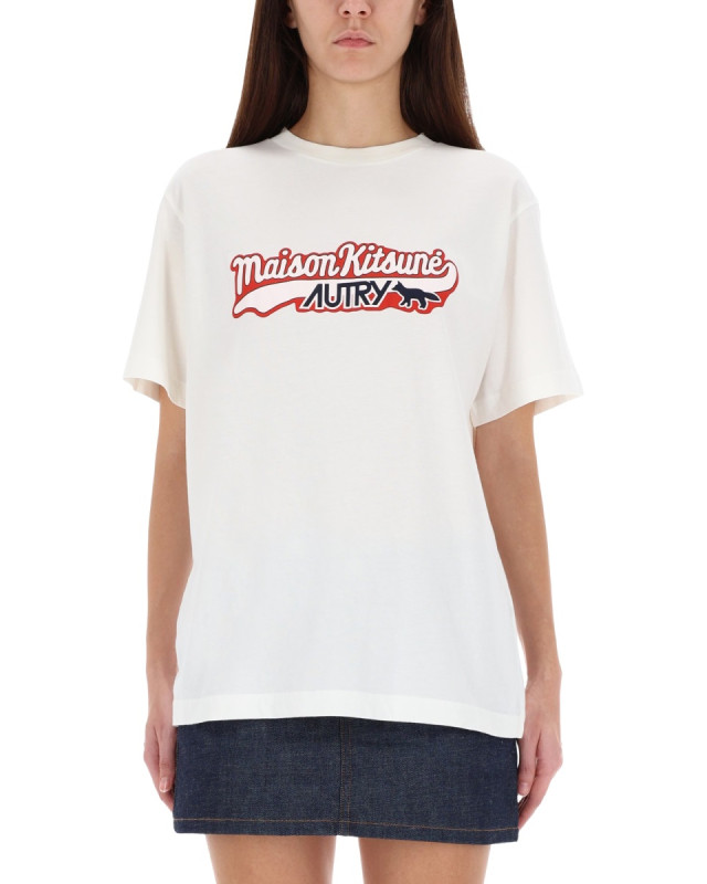 [AUTRY X MAISON KITSUNÉ] T-shirts Short Sleeve FW25 TSPX_MK2W