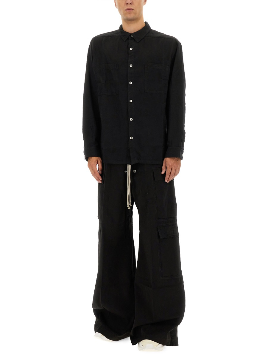 [RICK OWENS DRKSHDW] Shirts Long Sleeve FW25 DU02E7299_CFL09