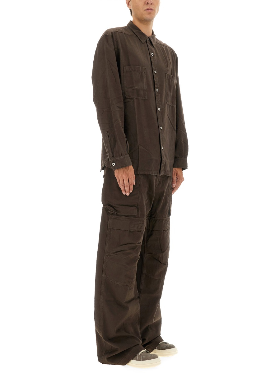 [RICK OWENS DRKSHDW] Shirts Long Sleeve FW25 DU02E7299_CFL78