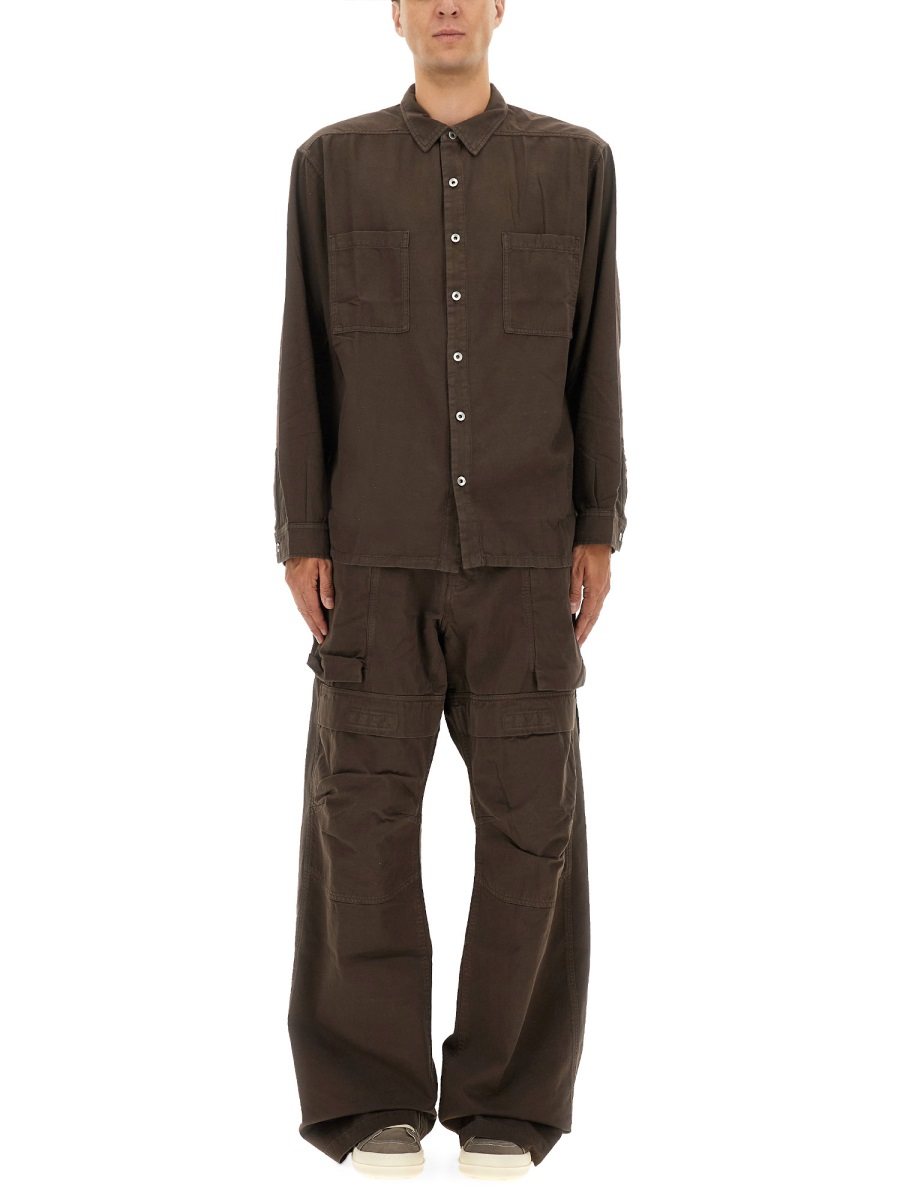 [RICK OWENS DRKSHDW] Shirts Long Sleeve FW25 DU02E7299_CFL78