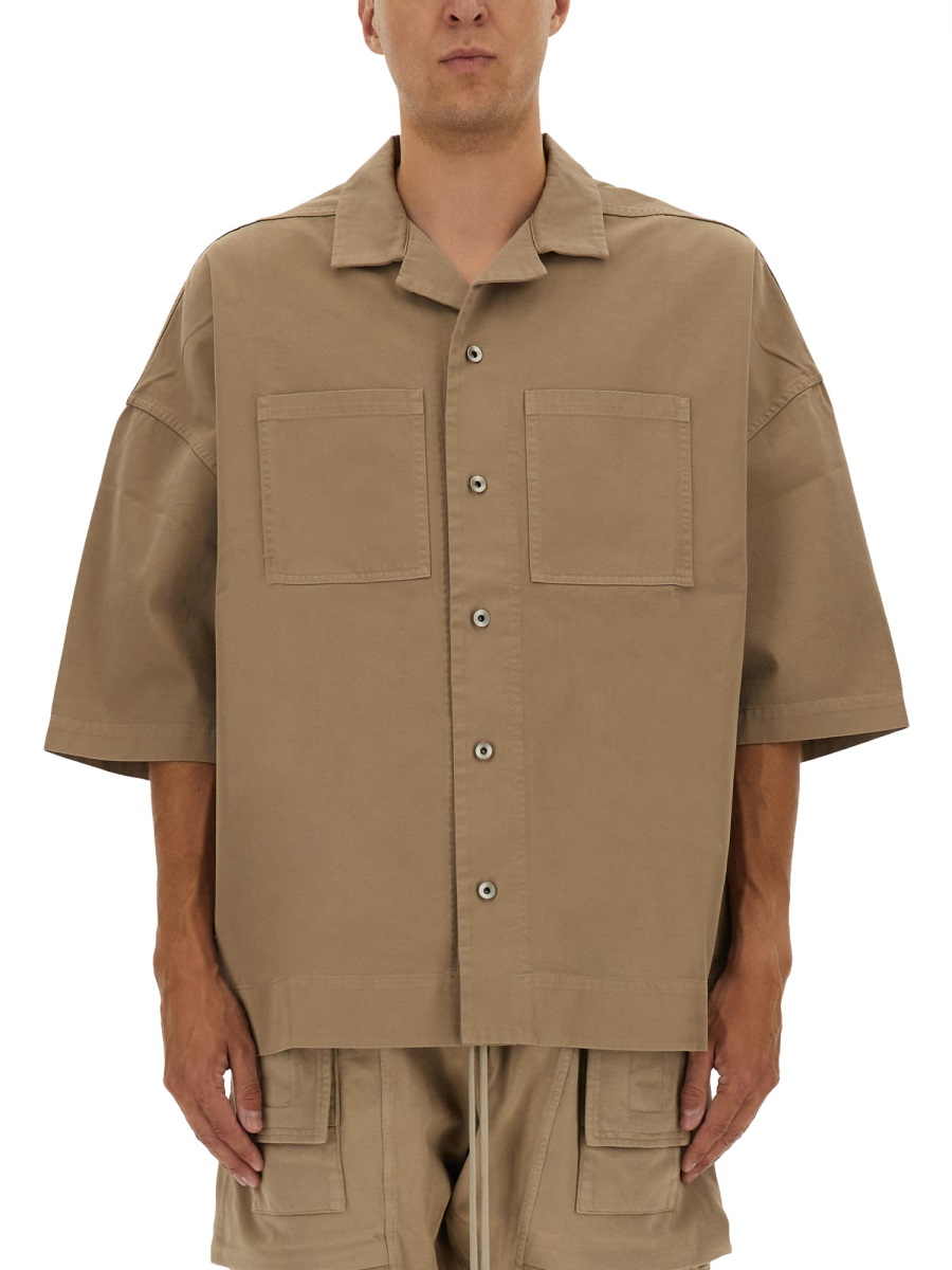 [RICK OWENS DRKSHDW] Shirts Short Sleeve FW25 DU02E7294_TW88