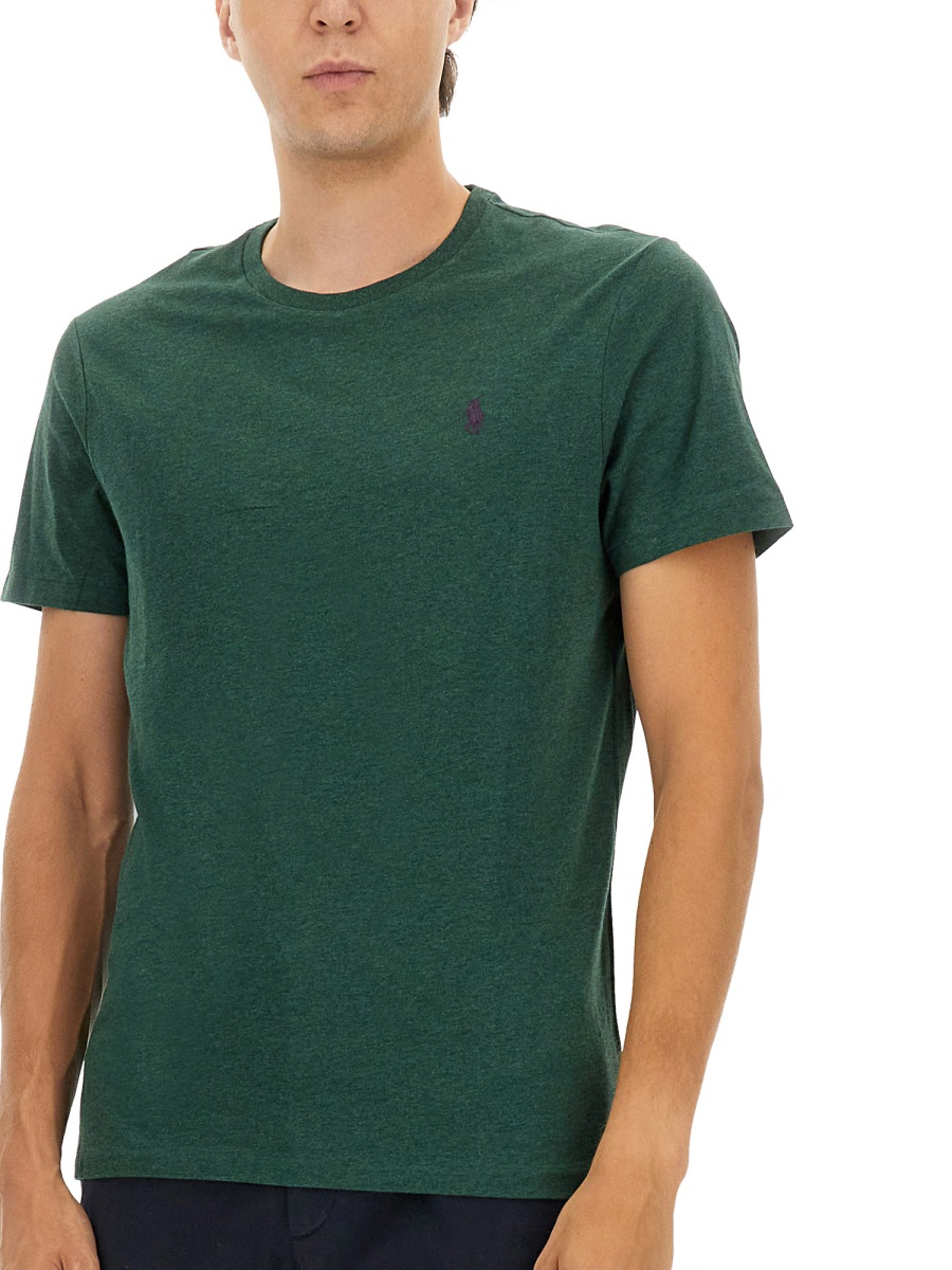 [Polo Ralph Lauren] T-shirts Short Sleeve FW25 710671438_460SCOTCHPINEHEATHER/C4939