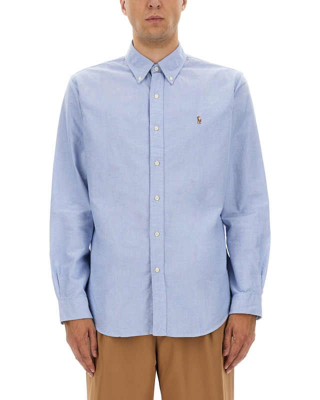 [Polo Ralph Lauren] Shirts Long Sleeve FW25 710792041_002BLUE