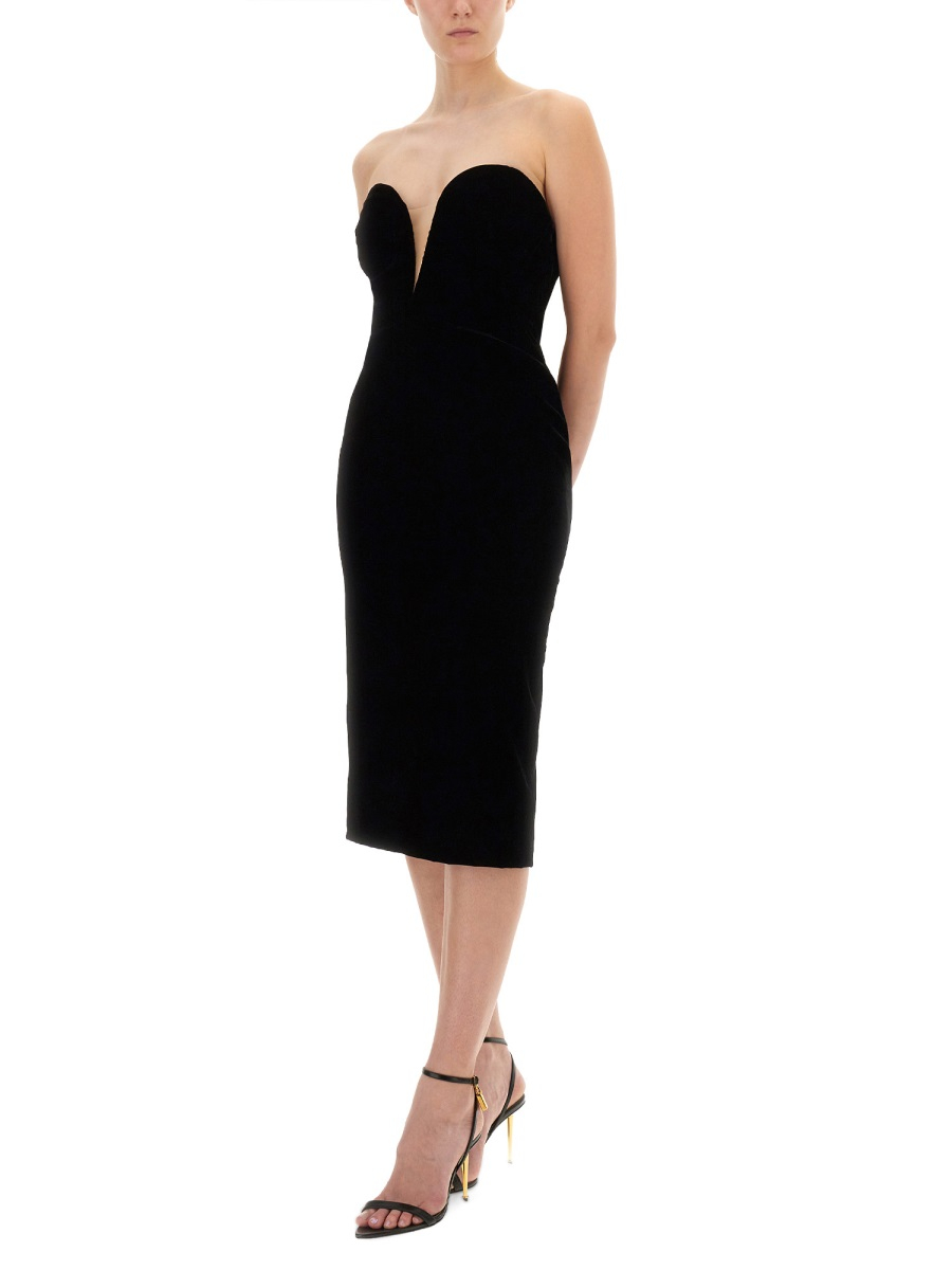 [Tom Ford] Sleeveless dress FW25 AB3571_FAX1335LB999