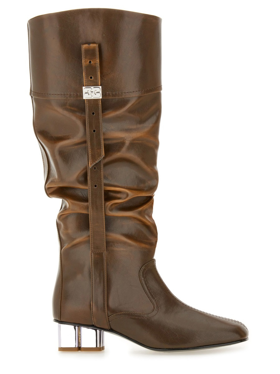[GANNI] Long Boots FW25 S3074_826