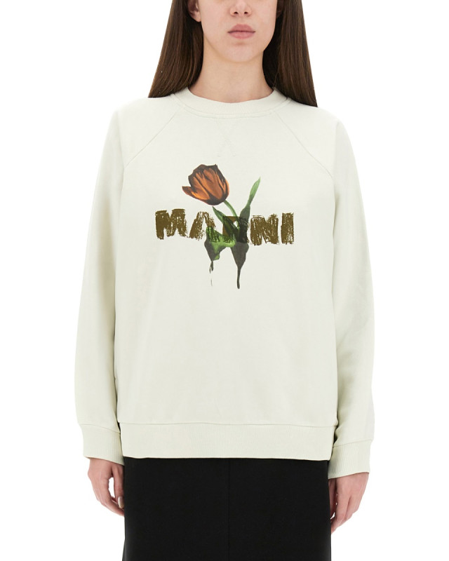 [Marni] Sweatshirt FW25 FLJE0128PA_USCY32LOW09